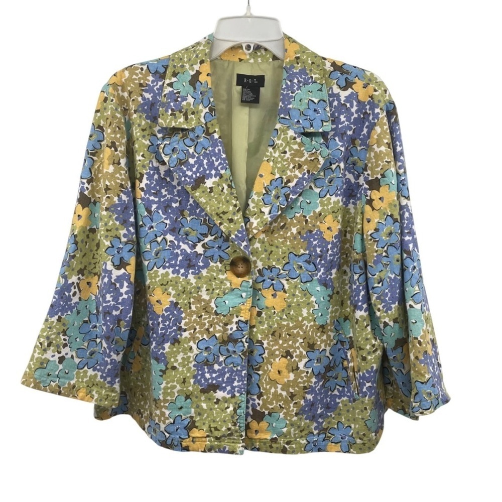 Colorful Floral Women's Blazer